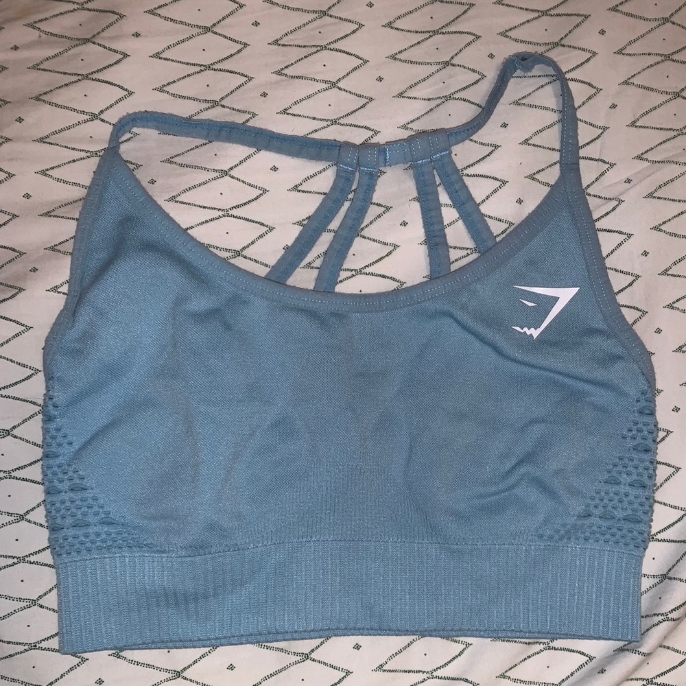 Gymshark Blue Energy Seamless Sports Bra